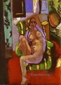 Nude Sitting in an Armchair abstract fauvism Henri Matisse